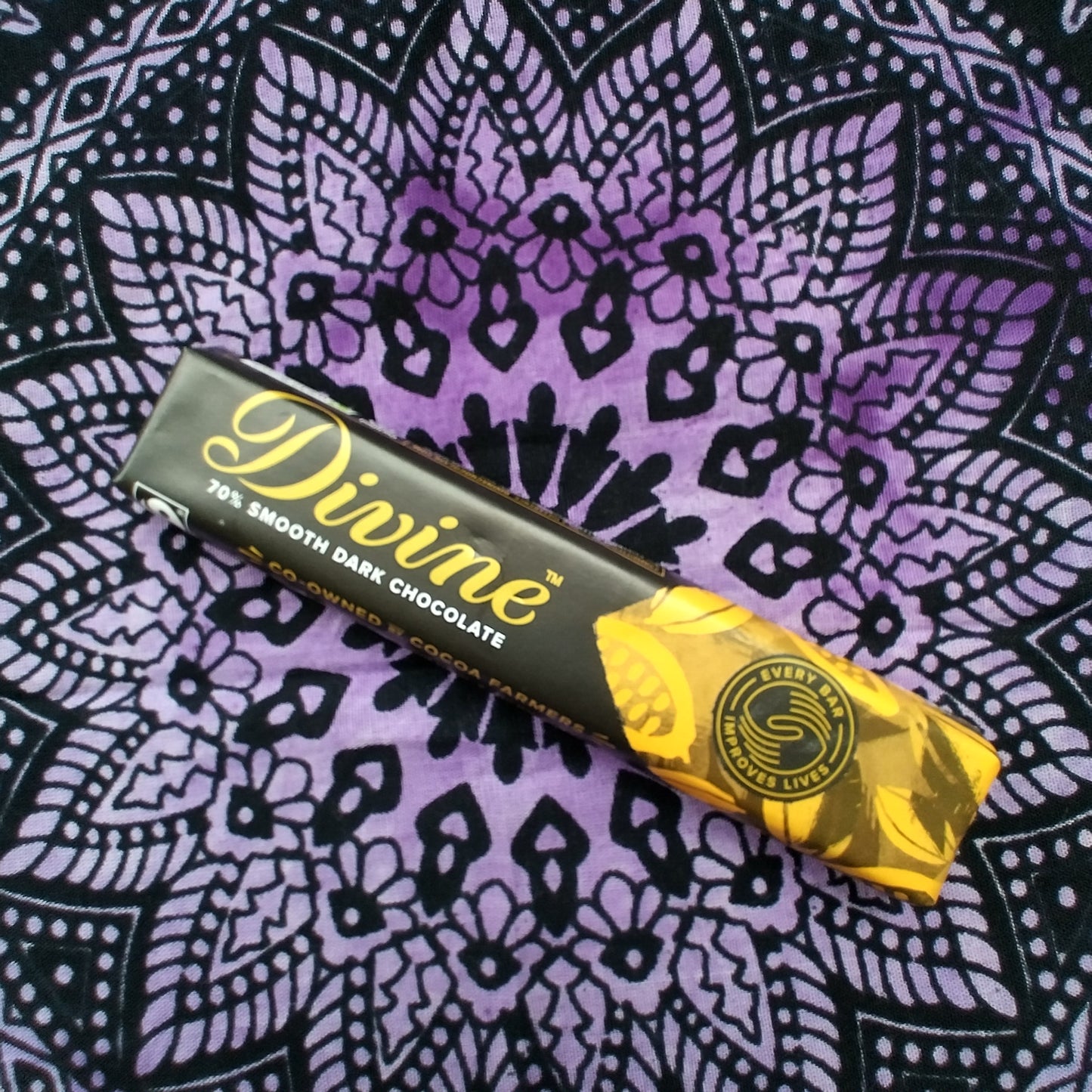 Divine 70% Dark Chocolate Bar 35g