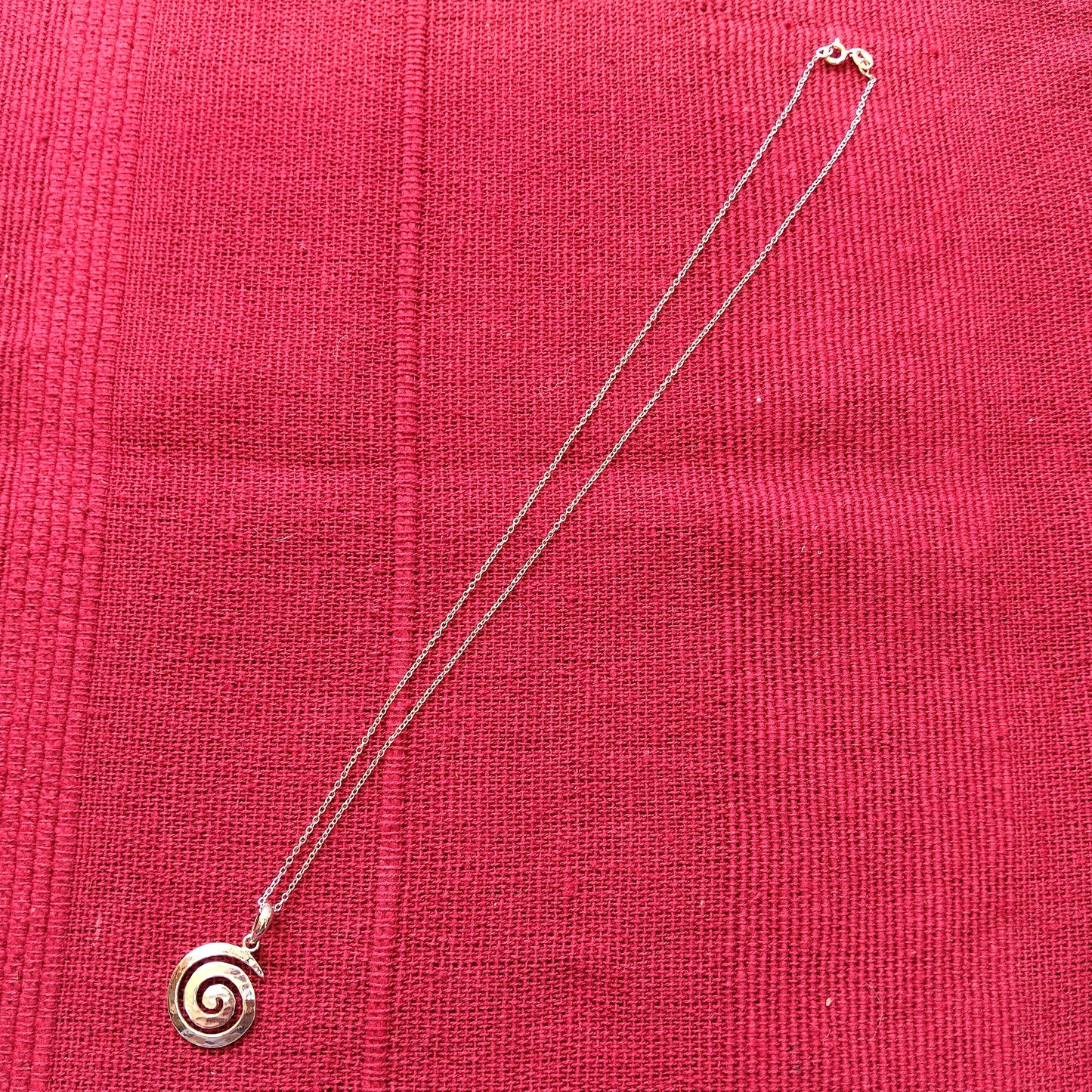 925 Sterling Silver Magic Spiral Necklace Pendant