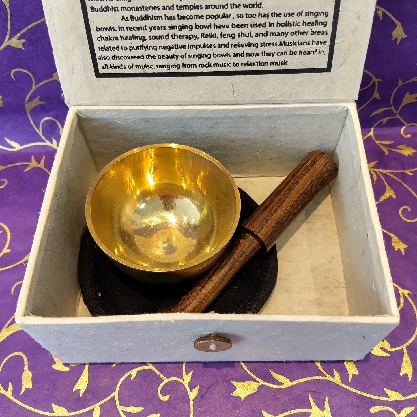 Small Indian Singing Bowl Boxed Set