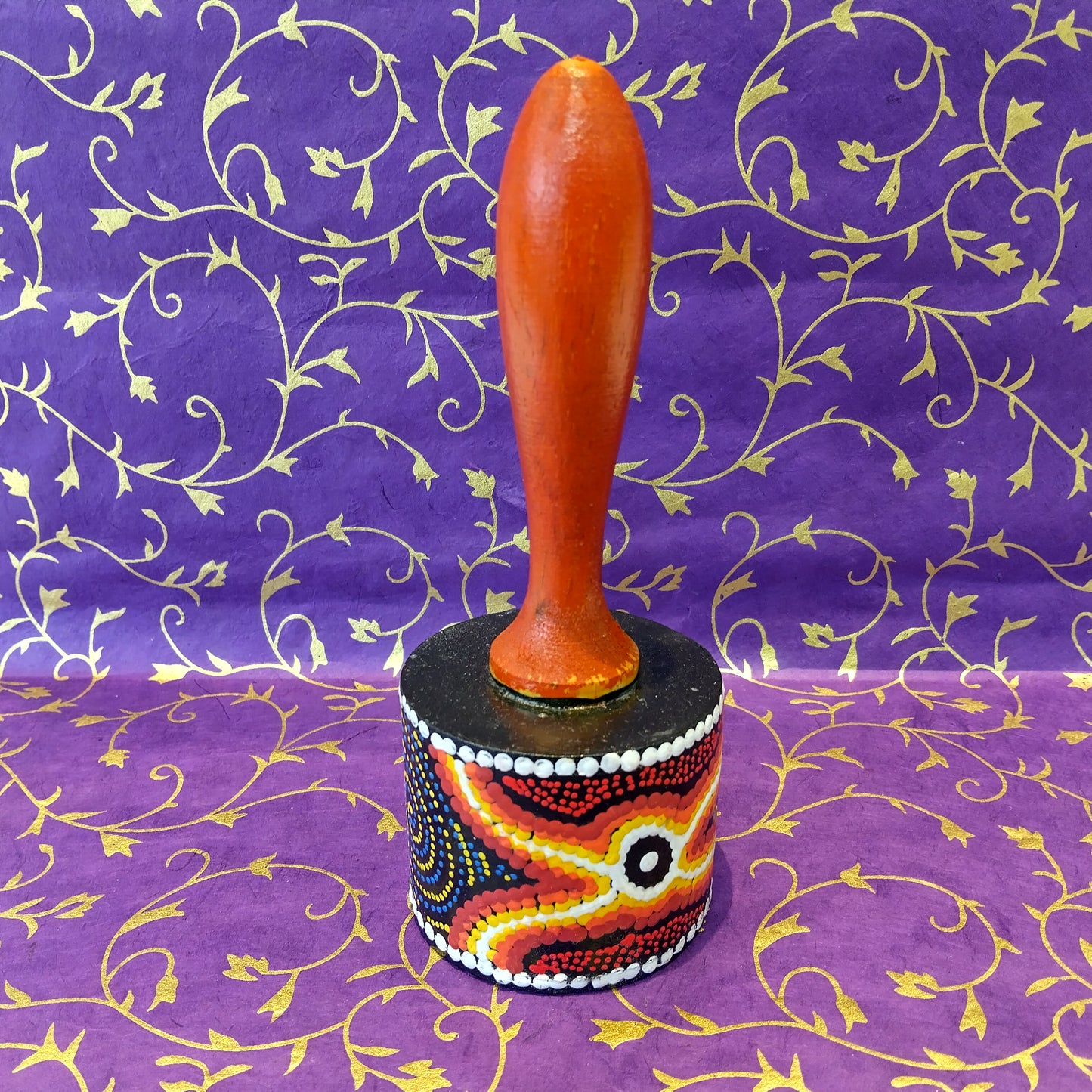 Cylinder Rattle Shaker with Handle