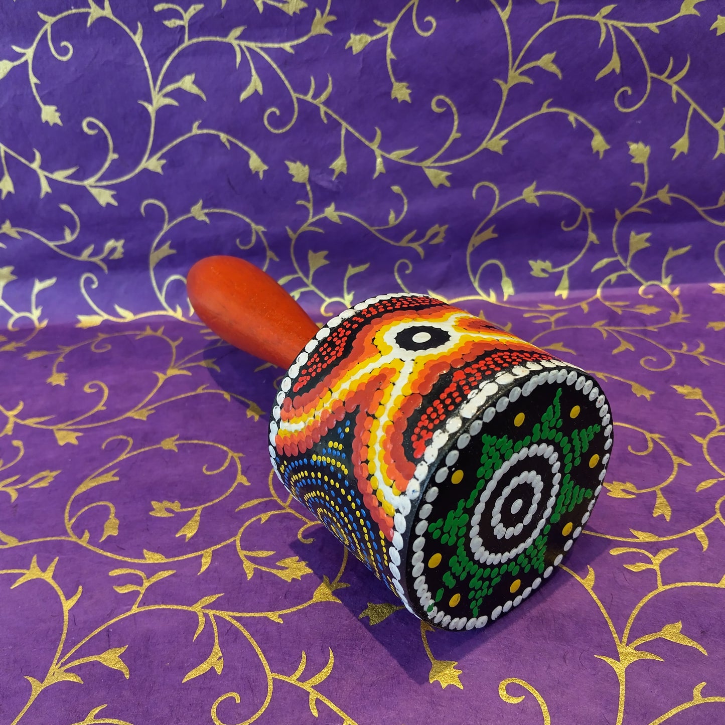Cylinder Rattle Shaker with Handle