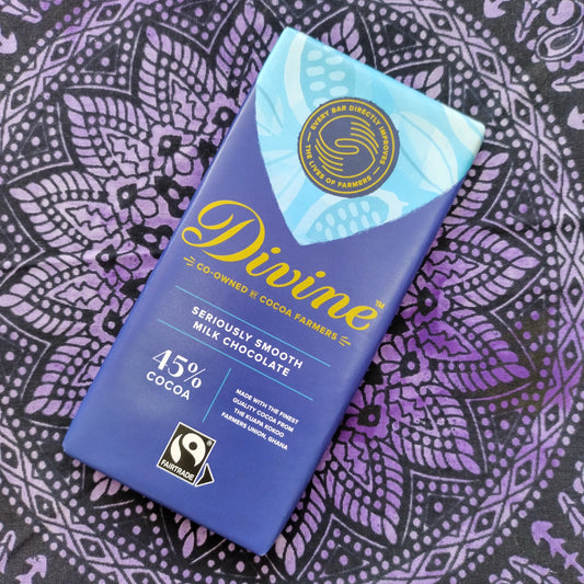 Divine 45% Milk Chocolate Bar 90g