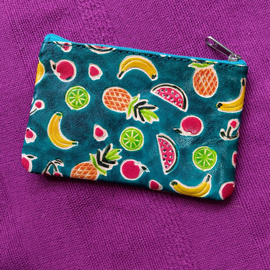 Fruit Design Leather Coin Purse