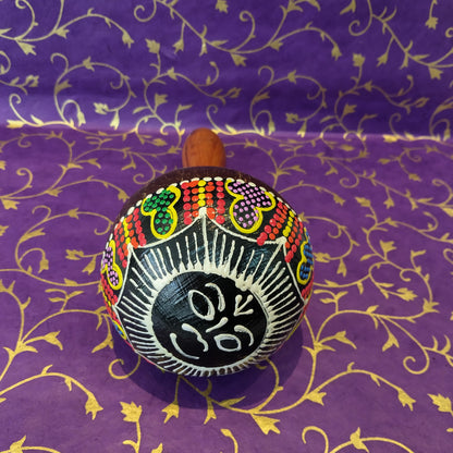Hand Painted Coconut Maraca