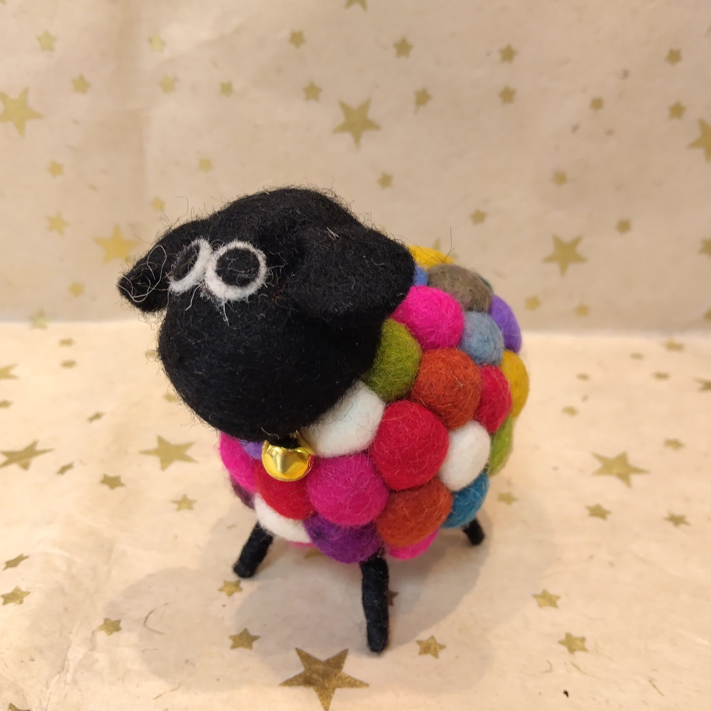 Felt Multicoloured Sheep