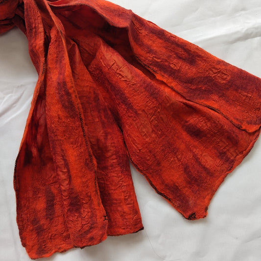 Felted Yamala Silk Scarf